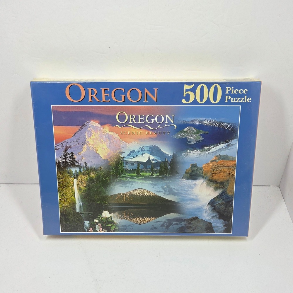 Oregon Scenic Beauty 500 Piece Jigsaw Puzzle 18x24 Nature Landscape Sealed